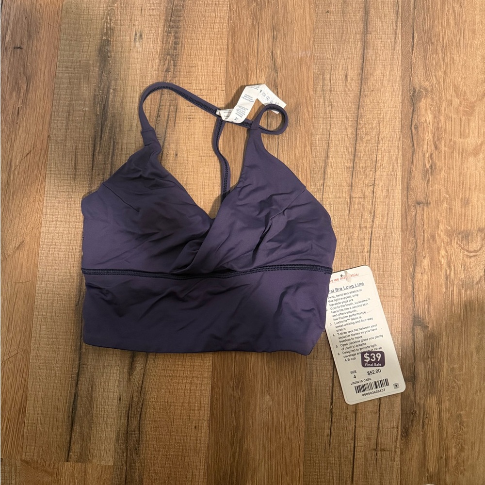 lululemon athletica Deep Purple Strappy Bralette